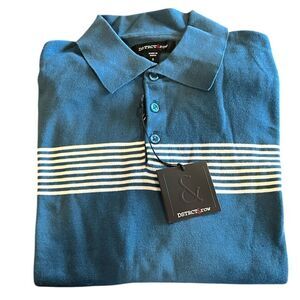NEW Dstrct & Row Mens Polo Shirt